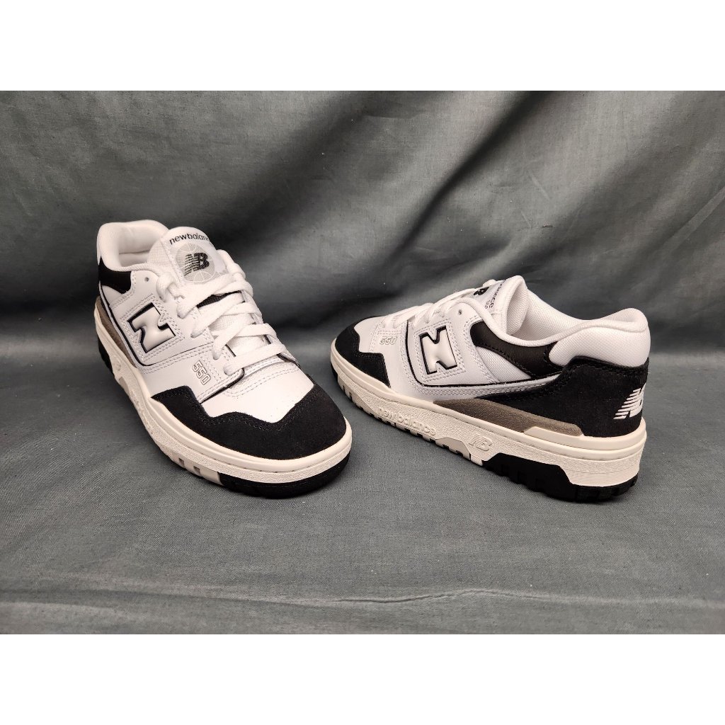 New Balance Boys 550 Athletic Sneakers Gsb550ca White Black Size 6.5 New In Box!